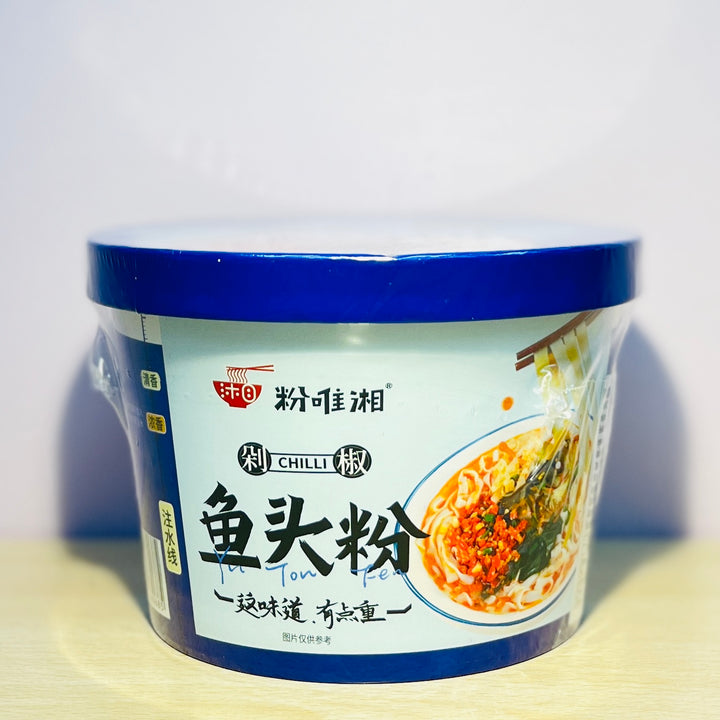 粉唯湘剁椒鱼头粉桶装120g FWX Chopped Pepper Fish Noodle Bowl