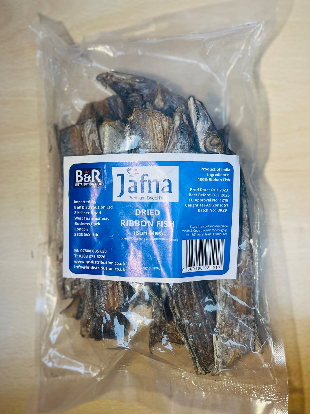 Jafna Dried Ribbon Fish 200g