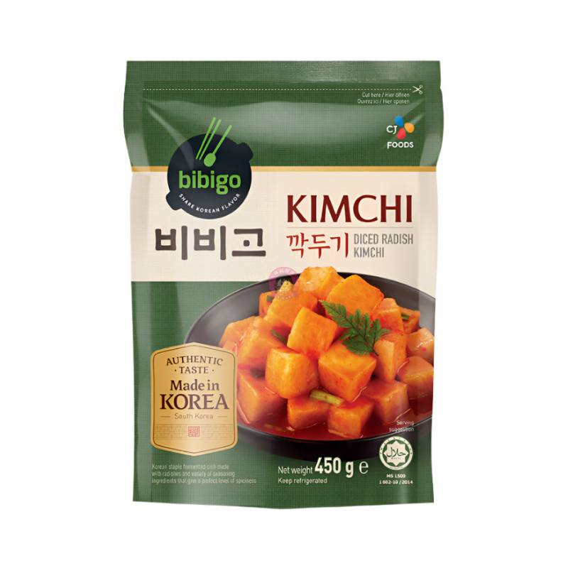 CJ Bibigo Cubed Radish Kimchi 450g