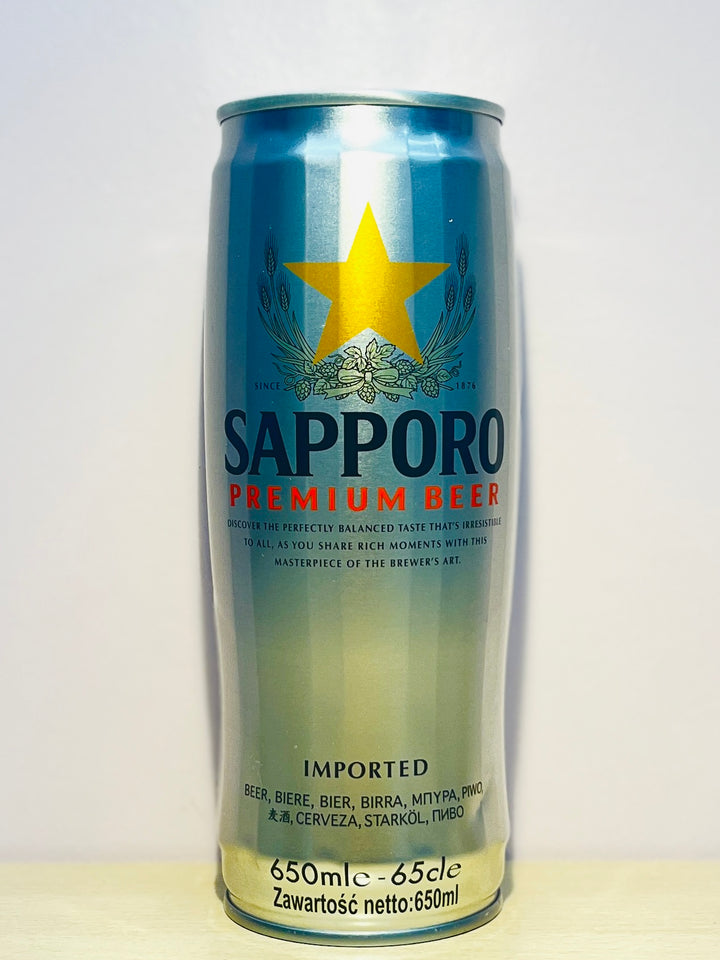 Sapporo Beer Sliver Can Alc 5% 650ml