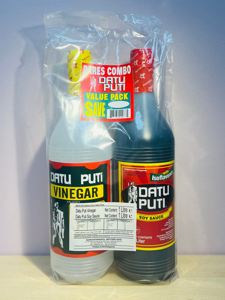 Datu Puti Value Pack Soy Sauce With Vinegar 2*1L