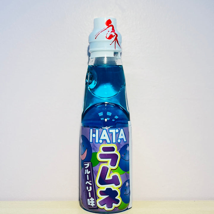 Hata波子汽水蓝莓味200ml Hata Ramune Ganso Blueberry Flavour