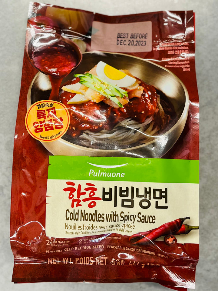Pulmuone Cold Noodle With Spicy Sauce 444g 韩国冷面带辣酱
