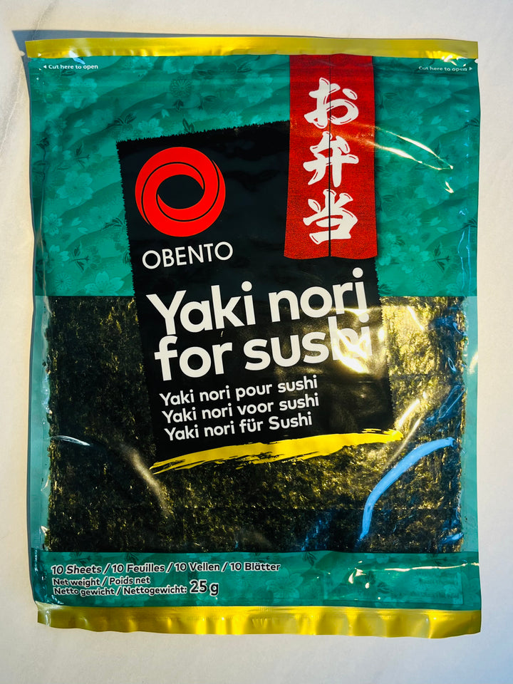 Obento Yaki Nori Sushi Seaweed Sheet 25g 寿司紫菜