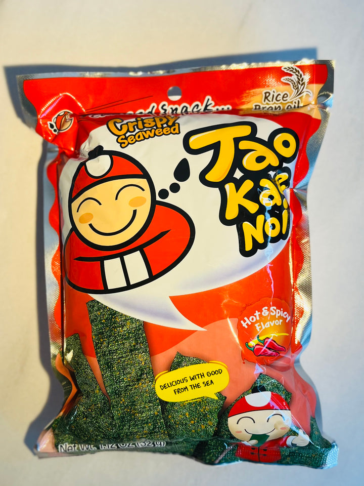 小老板脆紫菜香辣味32g Taokaenoi Crispy Seaweed Hot & Spicy Flavour