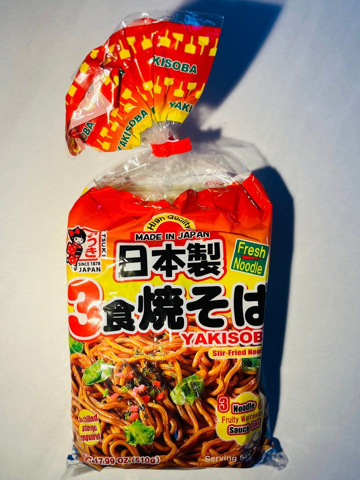 Itsuki Yakisoba Noodle With Sauce 510g 三食烧炒面