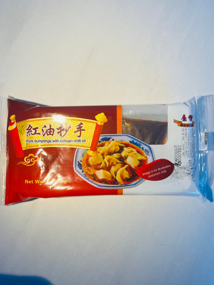 康乐红油抄手140g Honor Wonton Pork with Sichuan Chilli Oil
