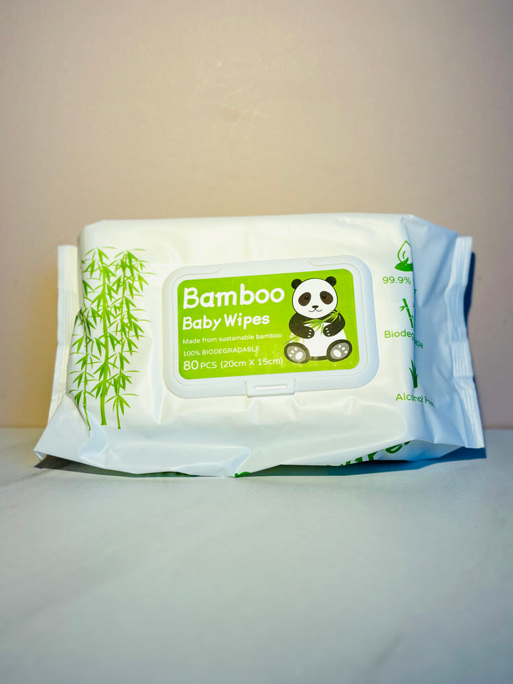 雨洁竹湿巾 80 YJ Pieces Bamboo Baby Wipes