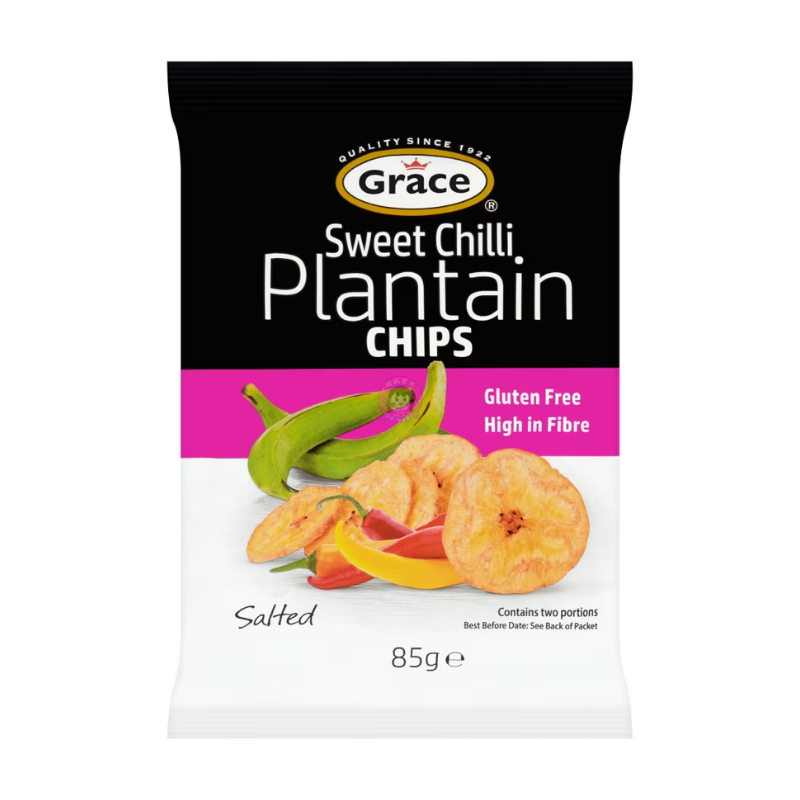 Grace Plantain Chips Sweet Chilli Flavour 85g