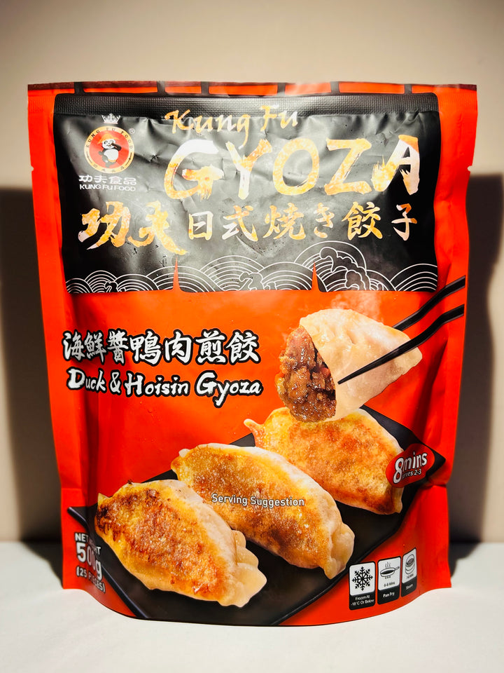 功夫鸭肉煎饺海鲜味500g Kung Fu Duck Gyoza Hoisin Flavour