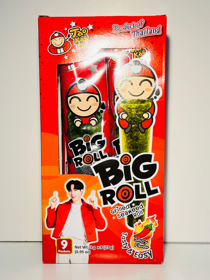 小老板海苔辛辣味27g Taokaenoi Big Roll Spicy Flavour