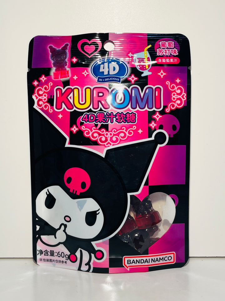 阿麦斯库洛米果汁软糖葡萄味60g Amos Kuromi Gummy Grape Flavour