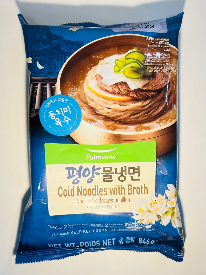 Pulmuone Cold Noodles With Broth 846g 韩式冷面带酱包