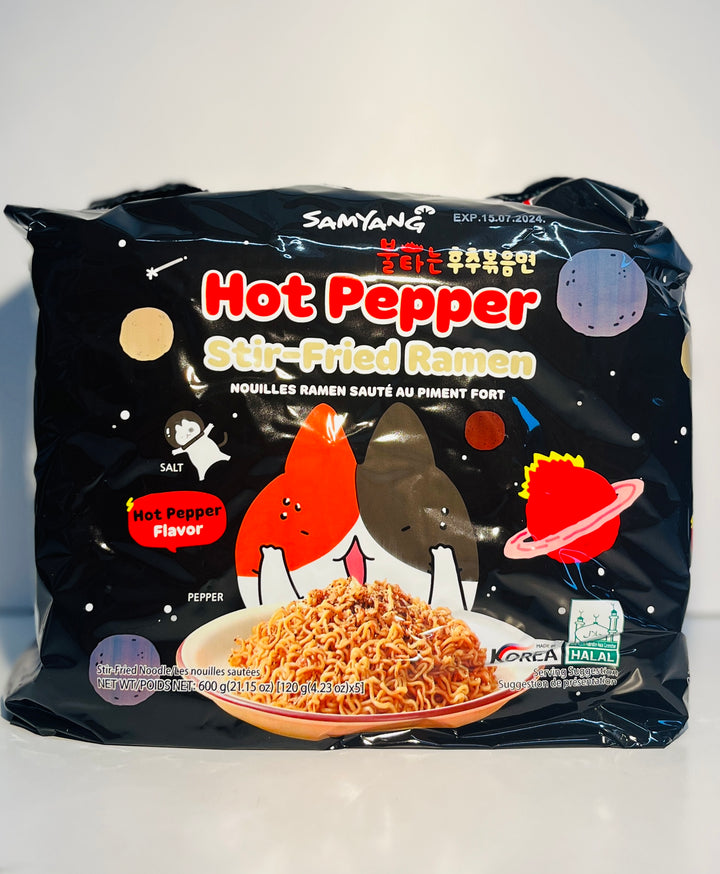 Samyang Hot Pepper Stir Fried Ramen 5pcks 600g