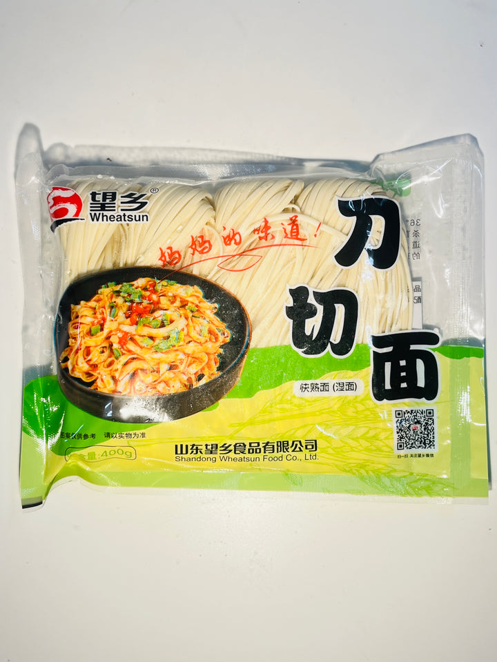 望乡冷冻刀切面400g Wheatsun Frozen Knife Sliced Noodle