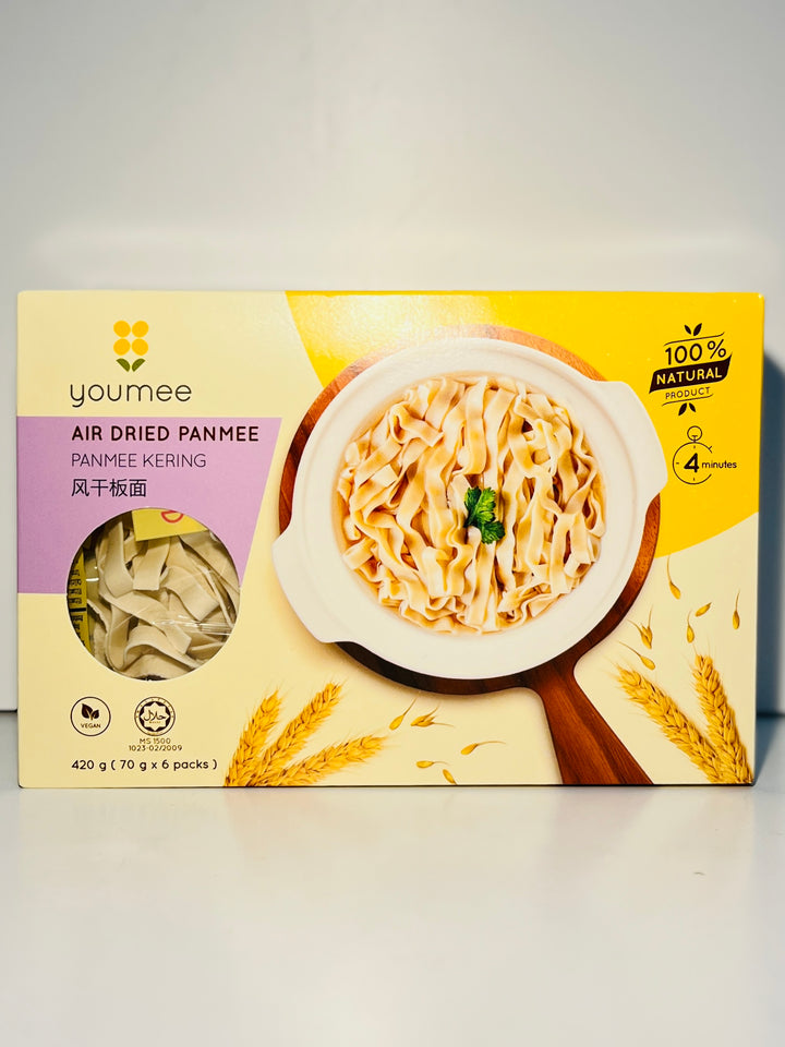 优食风干板面420g Youmee Air Dried Pan Mee