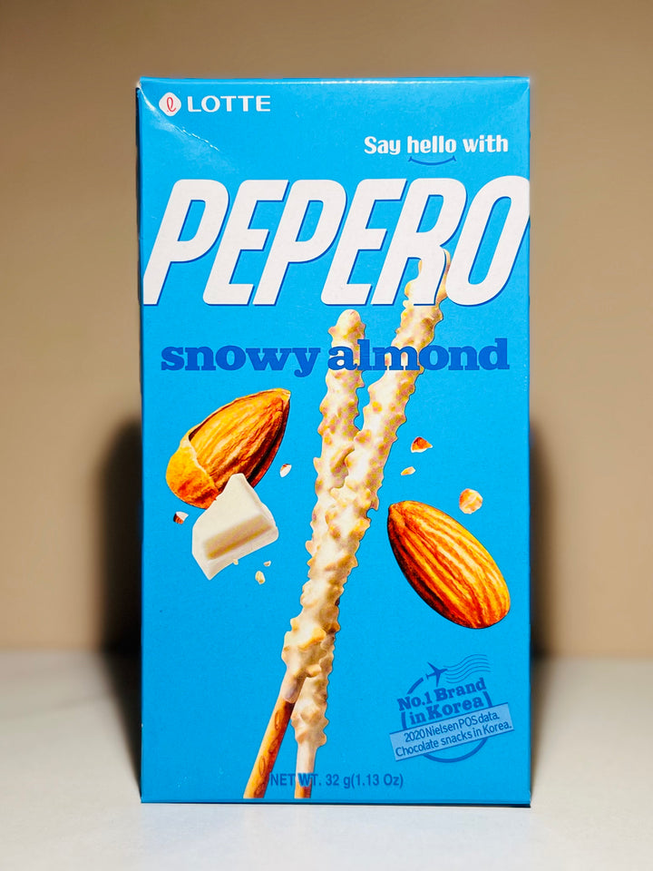Lotte Pepero Snowy Almond Flavour 32g