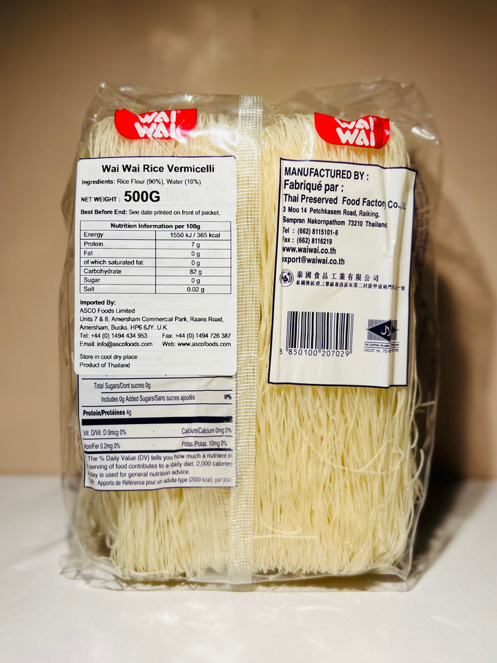 Wai Wai Noodle Rice Vermicelli 500g 健力超级米粉