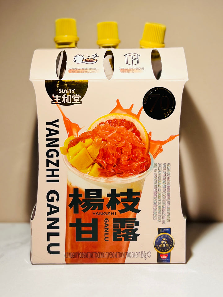 生和堂吸吸果冻杨枝西柚3pcks 450g SU Dessert Mango Grapefruit Sago