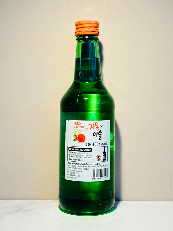 真露韩国烧酒西柚味360ml Jinro Grapefruit Soju 13%ALC