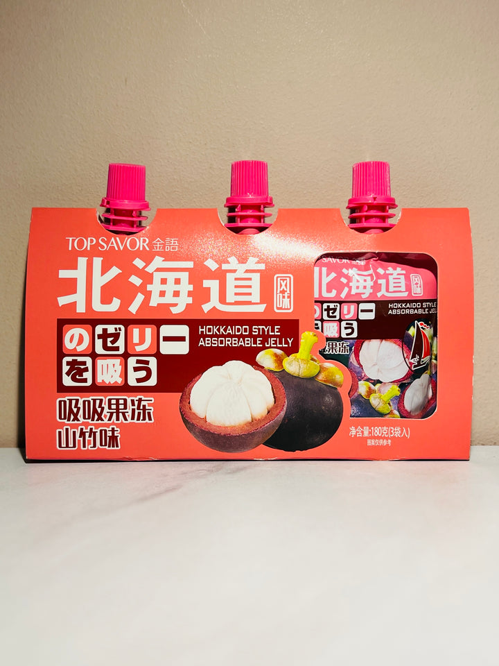 金语北海道吸吸果冻山竹味180g TopSavor Mangosteen Jelly