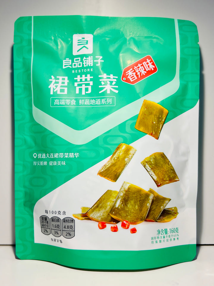 良品铺子裙带菜香辣味160g Bestore Wakame Seaweed Spicy Flavour