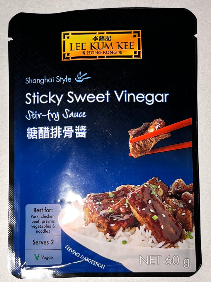 李锦记糖醋排骨酱60g Lee Kum Kee Sticky Sweet Vinegar Stir Fry Sauce