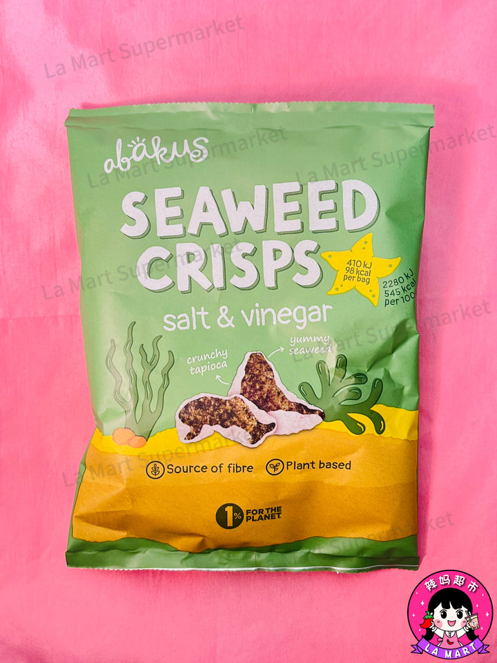 Seaweed Crisps Salt & Vinegar Flavour 18g