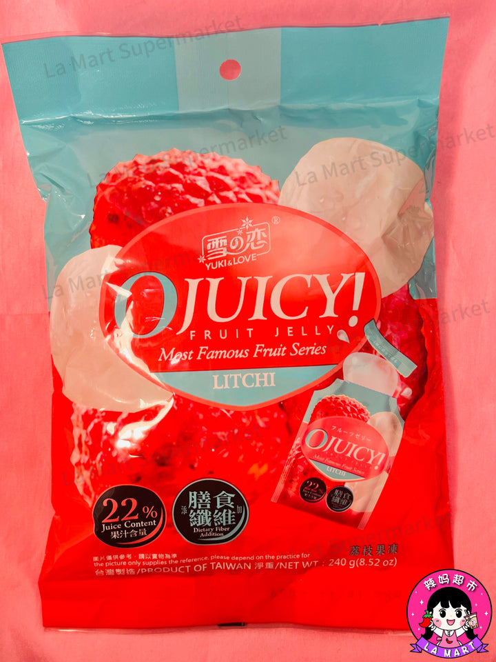 雪之恋荔枝果冻240g Yuki & Love Fruit Jelly Lychee