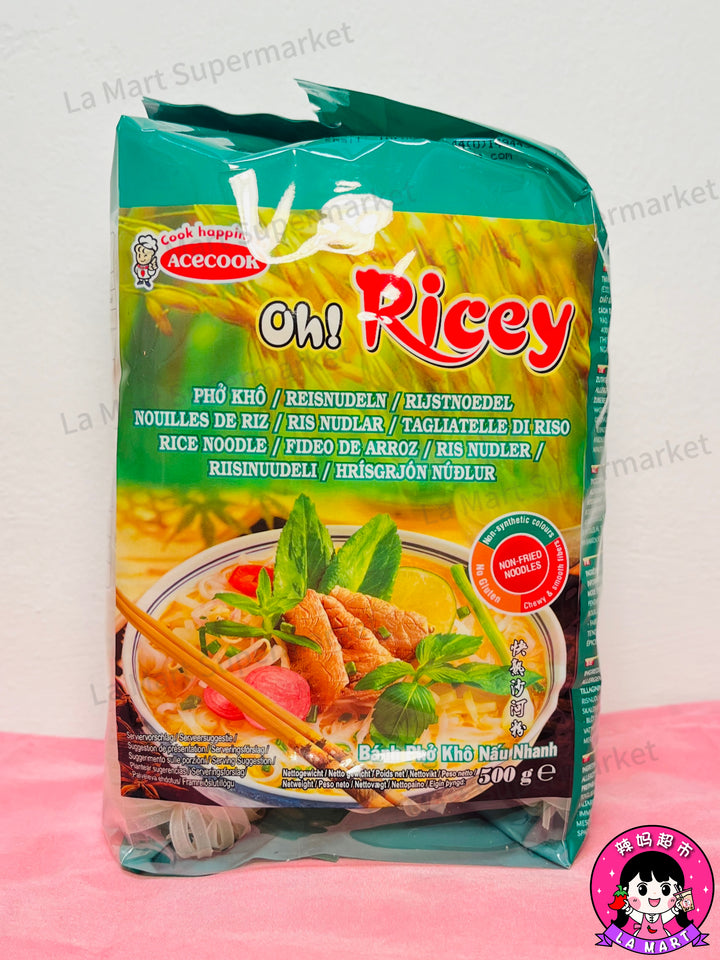 Acecook Oh! Ricey Dried Rice Noodle 454g