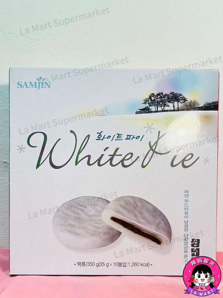 三进红豆麻薯350g Samjin Red Bean Pie (Mochi)