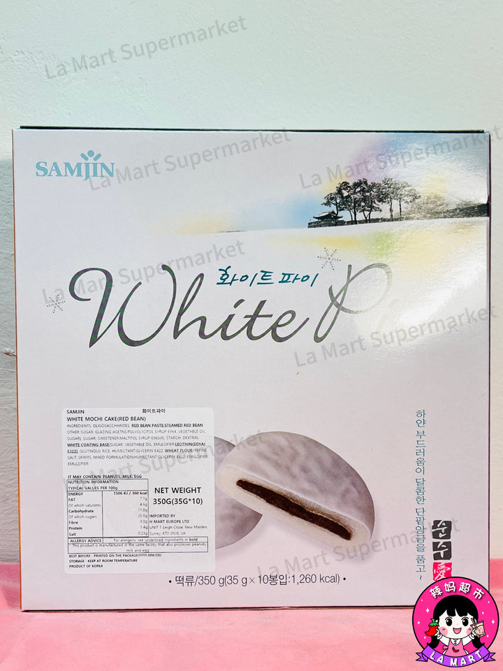 三进红豆麻薯350g Samjin Red Bean Pie (Mochi)