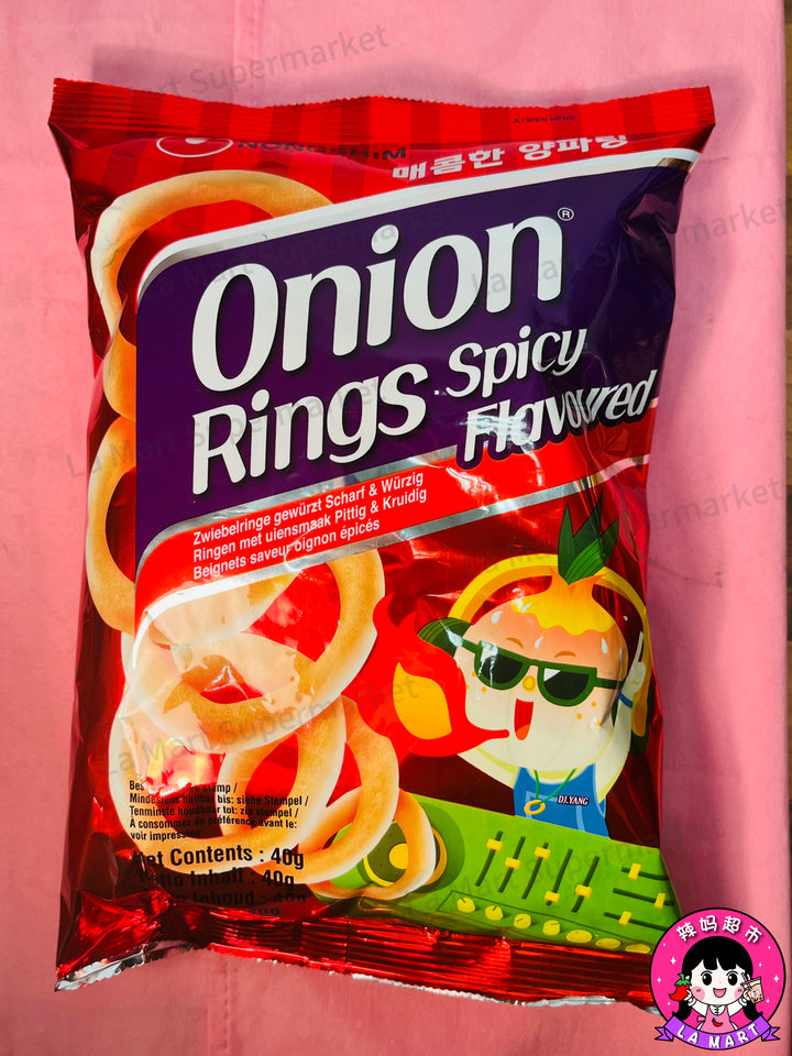 农心洋葱圈辣味40g Nongshim Onion Ring Spicy Flavour