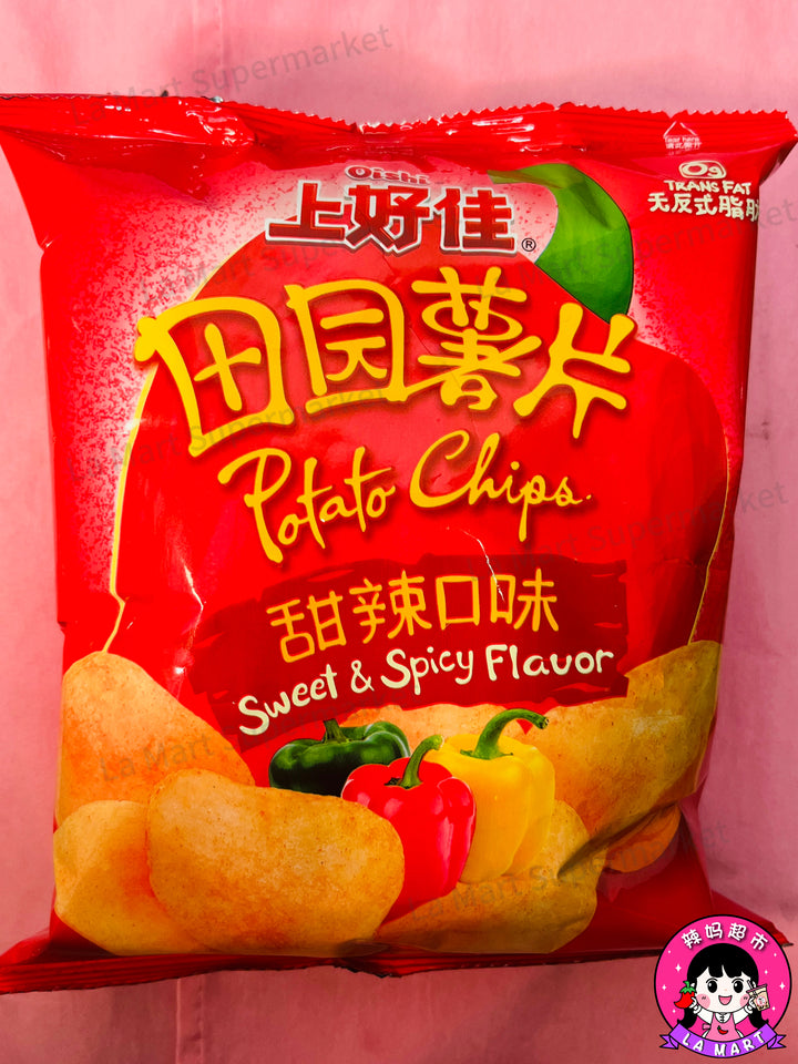 上好佳薯片甜辣味50g Oishi Potato Chips Sweet & Spicy