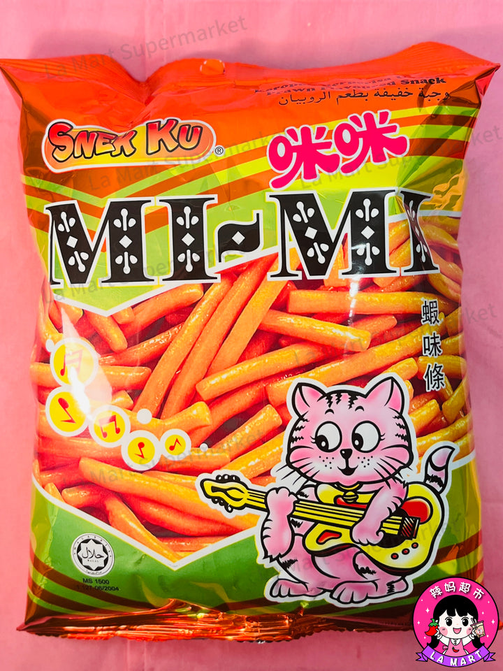 咪咪虾条80g Snekku Mimi Prawn Snack