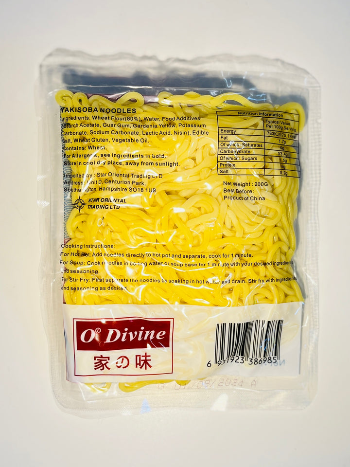 家之味日式炒面车仔面200g O‘Divine Yakisoba Noodles