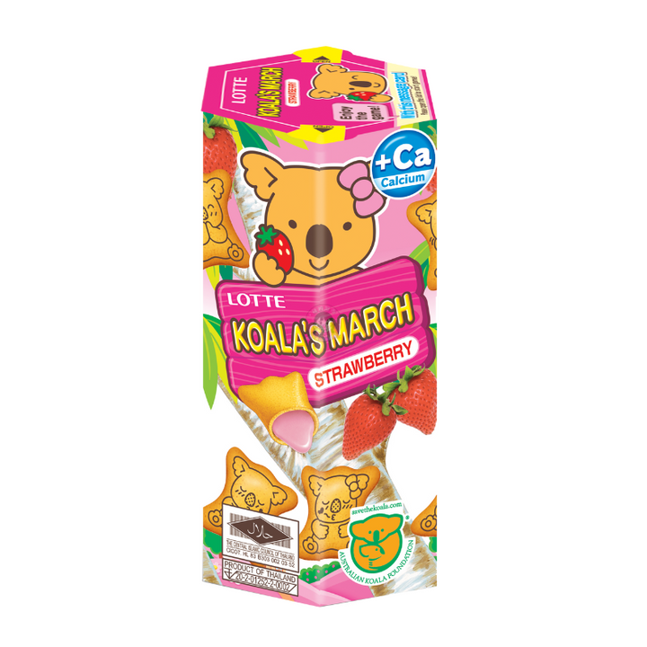 Lotte Koala's March Strawberry Flavour 37g