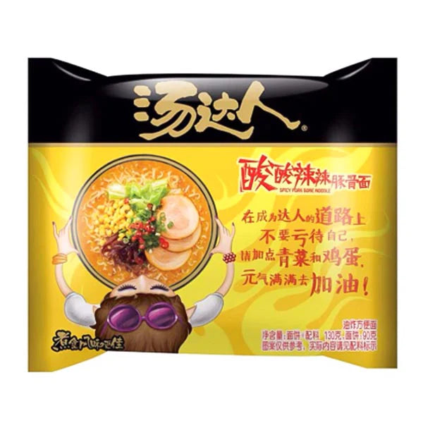 统一汤达人酸辣豚骨拉面130g Unif Pork Soup Spicy Soup Noodle