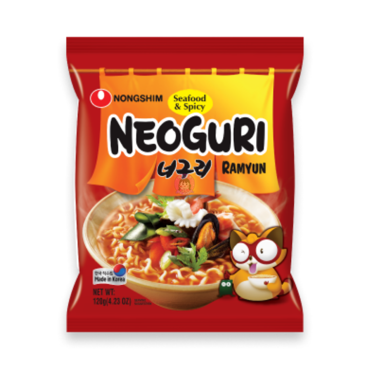 Nongshim Neoguri Seafood Spicy Ramen 120g