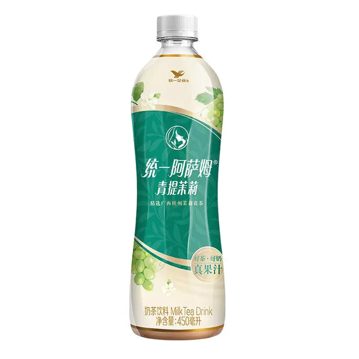 统一阿萨姆奶茶青提茉莉味450ml Unif Assam Grape Jasmin Tea