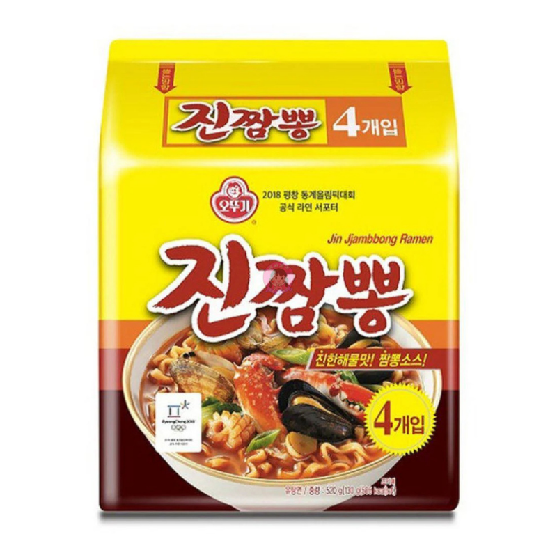 Ottogi Jin Ramen Jjambbong Ramen 4pcks