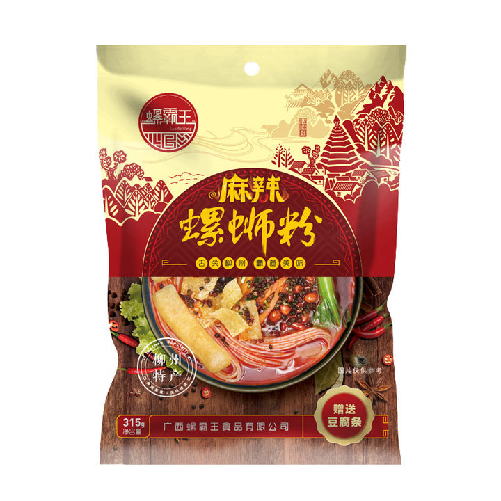 螺霸王麻辣味螺蛳粉315g LBW Liuzhou Snail Noodle Spicy Flavour