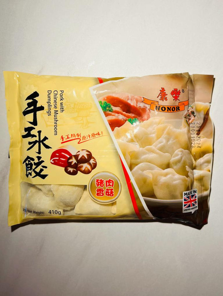 康乐水饺猪肉香菇410g Honor Dumplings Pork With Mushroom