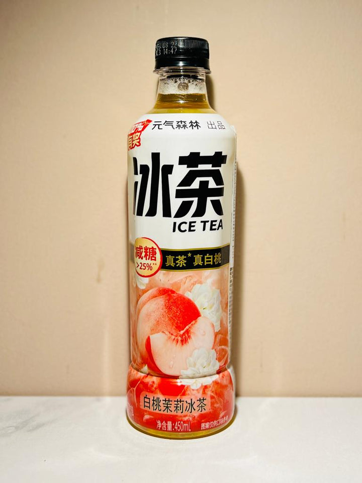 元气森林白桃茉莉冰茶450ml GKF White Peach Iced Jasmine Tea
