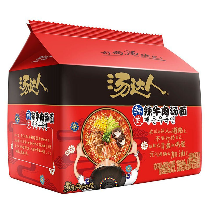 统一汤达人韩式牛肉汤面5pcks Unif Korean Style Beef Noodle