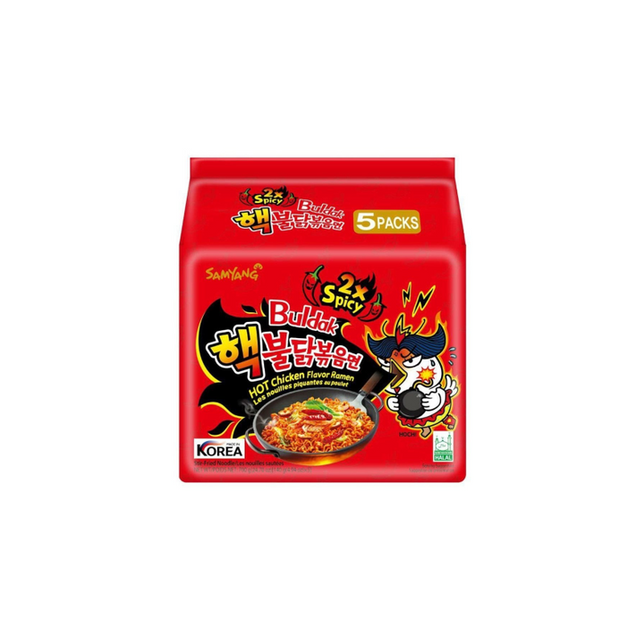 Samyang Hot Chicken Ramen Double Spicy Flavour 5pcks 三养火鸡面双倍辣味