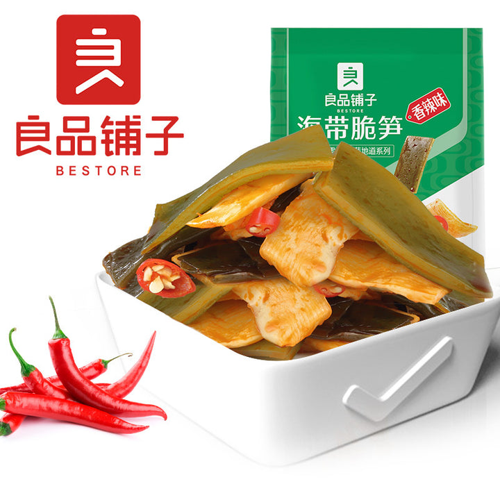 良品铺子海带脆笋香辣味160g BS Kelp & Bamboo Shoot Spicy