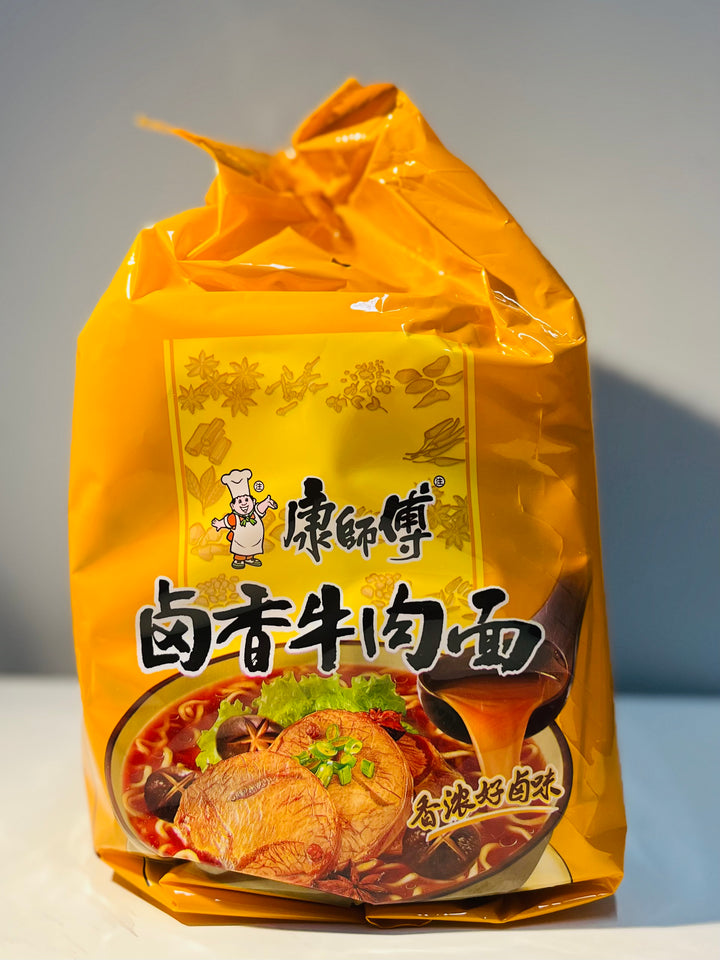 康师傅卤香牛肉面5pcks MK Stew Beef Flavour Noodle