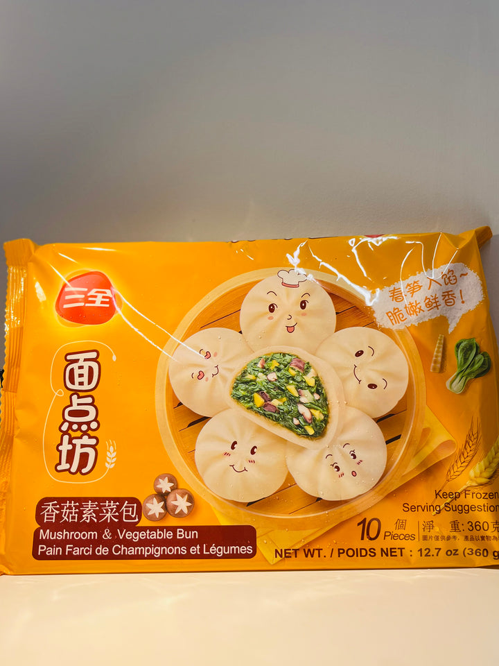 三全香菇素菜包360g SQ Mushroom & Vegetable Bun