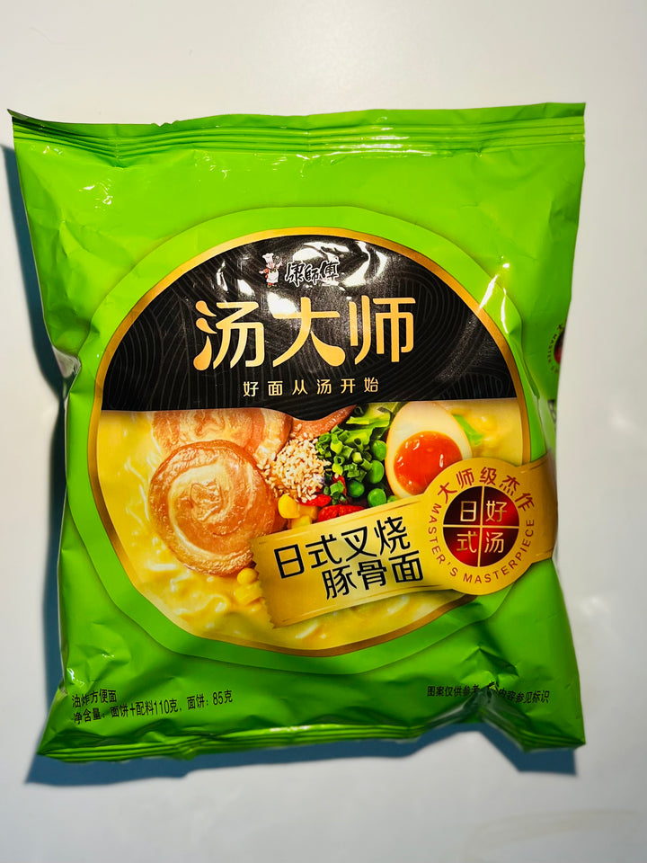 康师傅汤大师日式叉烧豚骨面 110g MK BBQ Pork Soup Noodle